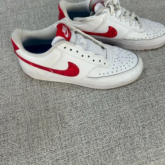 Nike Red and White Athletic Shoes - Picture 3 of 6